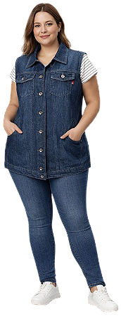 6710 MAXI COLETE JEANS SR II - AMACIADO +