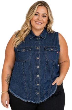 6711 MAX COLETE JEANS UNIDENIM BARRA ARREDONDADA Amaciado