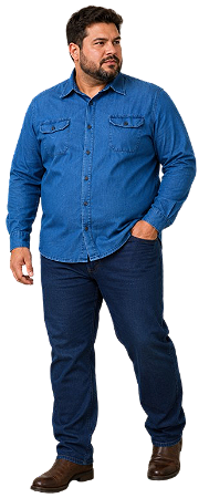 3803 CAMISA MASCULINA MANGA LONGA FRESH FRESH