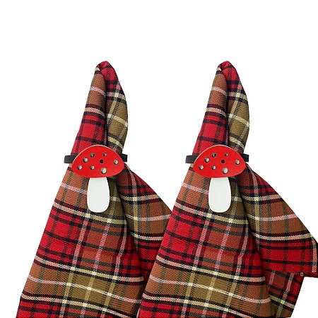 Porta Guardanapo Cogumelo Cj 4