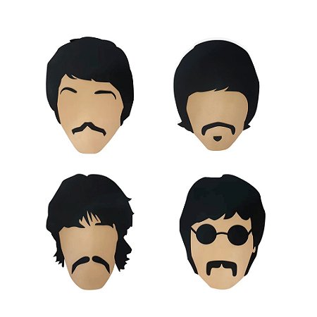 Escultura de Parede Os Beatles