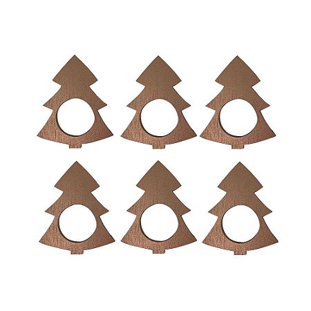 Arvore Cobre Porta Guardanapo cj 6