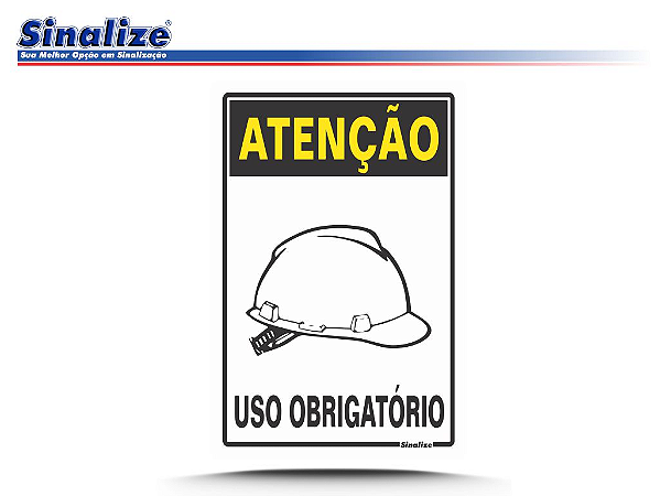 ATENÇÃO USO OBRIGATÓRIO DE CAPACETE