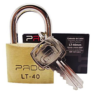 CADEADO LATÃO LT- 40MM PADO