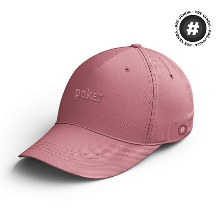 Boné Dad Hat Poker - Rosa | PRÉ-VENDA