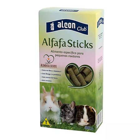 Alcon Club Alfafa Sticks Para Roedores 500g