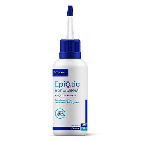 Epiotic Spherulites 100ml Solução Limpeza Ouvidos - Virbac