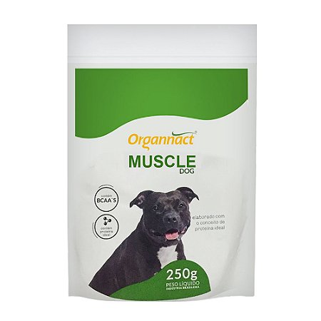 Suplemento Muscle Dog Massa Muscular 250g - Organnact