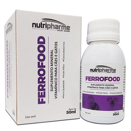 Suplemento Vitamínico Ferrofood 50ml  - Nutripharme