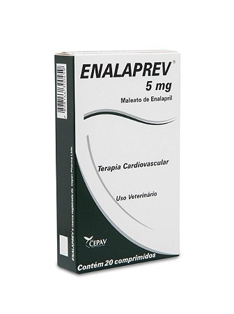 Vasodilatador Enalaprev 5mg 20 Comprimidos - Cepav