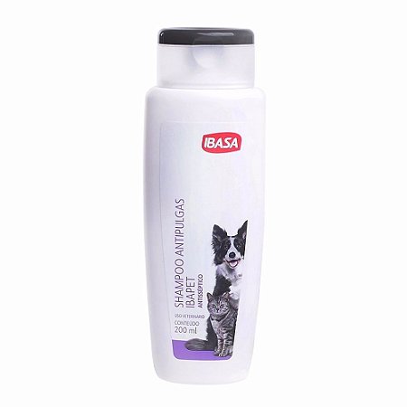 Shampoo Antipulgas Antisséptico Ibapet 200ml - Ibasa