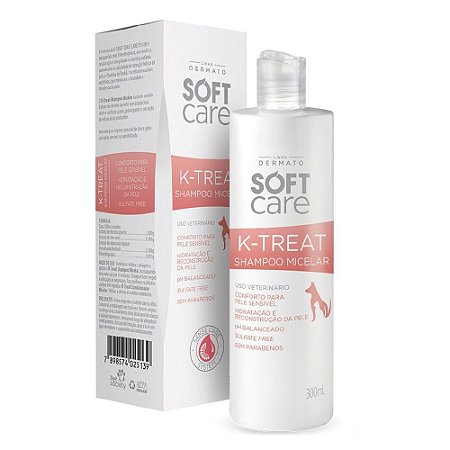 Soft Care K-Treat Shampoo Micelar 300ml - Petsociety