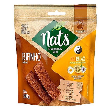 Snack Bifinho Natural NatRelax 300g - Nats