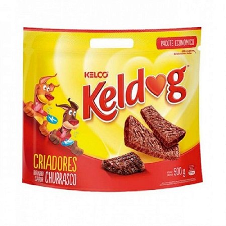 Petisco Keldog Bifinho Cães Sabor Churrasco 500g - Kelco