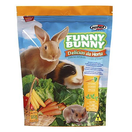 Ração Supra Funny Bunny Delícias da Horta 500g