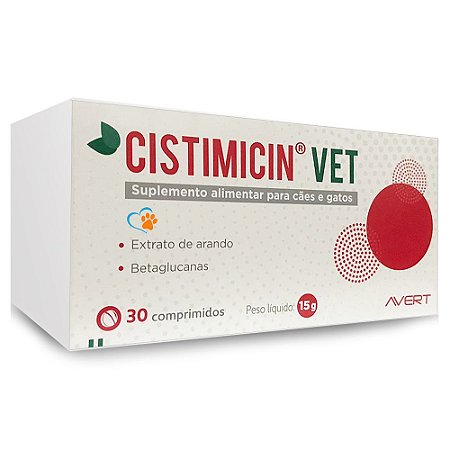 Cistimicin Vet 30 Comprimidos 12g - Avert