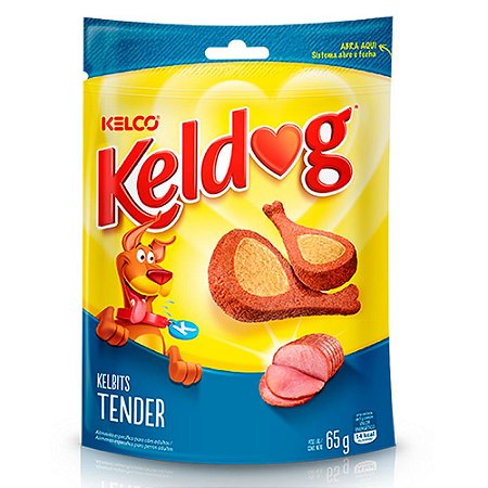 Snack Kelbits Keldog Tender 65g - Kelco