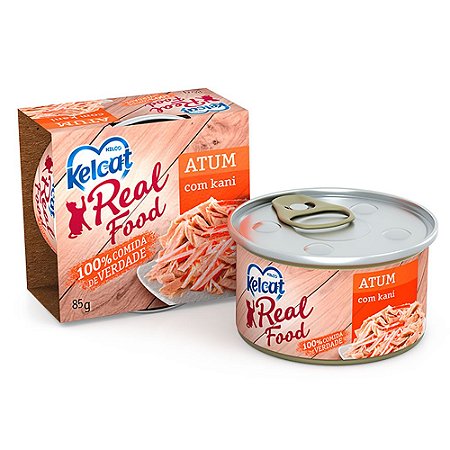 Kelcat Real Food Atum com Kani 85g - Kelco