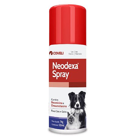 Neodexa Spray Cães e Gatos 74g - Coveli