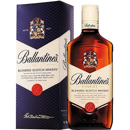 WHISKY BALLANTINES FINEST 1L UN - Bunker Bebidas e Alimentos