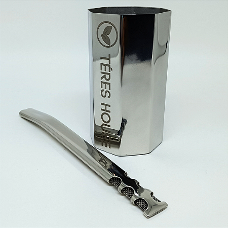 Kit Copo Octagonal + Bomba V6 Inox - Téres House