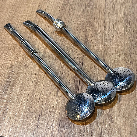 Bomba Chimarrão Desmontável Inox 24cm com Anel- Téres House