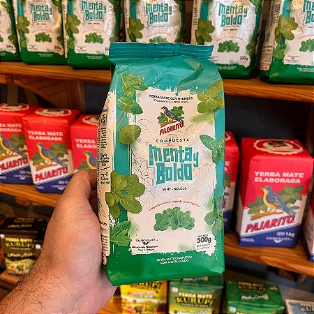 Erva Mate Pajarito Menta e Boldo 500g - Tereré - Téres House