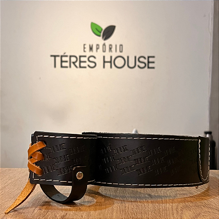 Cinta de Couro de Boi com Porta Copo - Téres House
