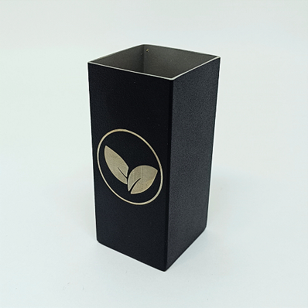 Copo Quadrado Inox Black Premium - Téres House