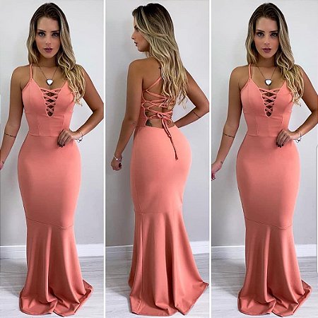 vestidos longos costas abertas