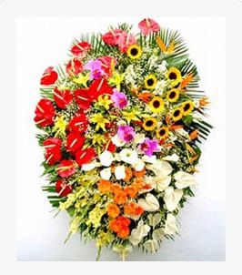 Coroa de Flores Mega Luxo Extra Grande BR-13