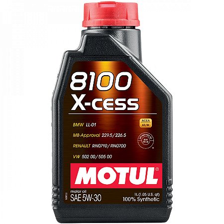 Óleo Lubrificante Motul 8100 X-Cess 5W30 API SN - Sintético