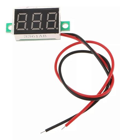 Display Voltímetro Digital De 3 Dígitos Com Remote Dc 0 A 30v