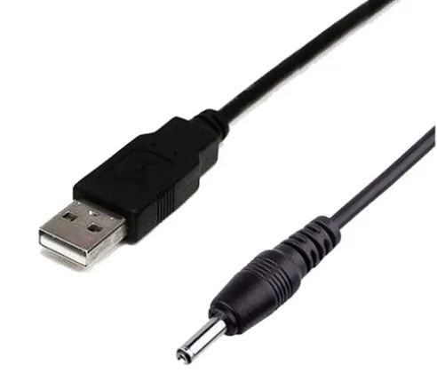 CABO USB 2.0 MACHO X DC PLUG CONECTOR 5V 3.5mm