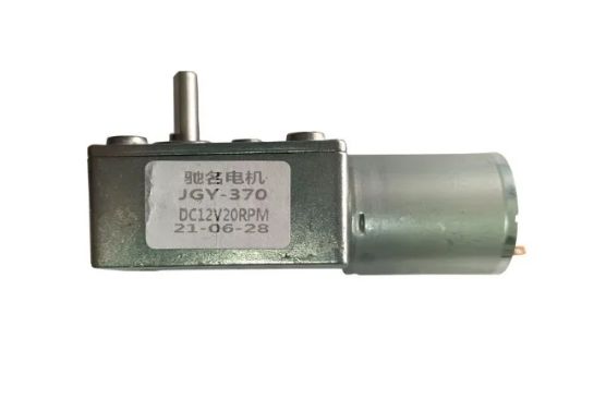 MOTOR DC COM REDUÇÃO METÁLICA REVERSÍVEL JGY370 12v 20 Rpm