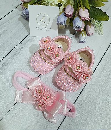Sapatinho luxo bebê - La Fofura Baby - Enxoval de bebê e Bolsas de  Maternidade