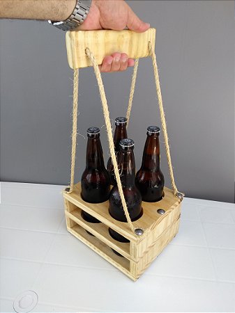 PORTA GARRAFAS (600 ML) RÚSTICO 23,5x19x50CM