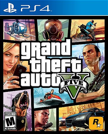 GTA V, Grand Theft Auto V, GTA 5 PS4 Midia Digital - Kero Games Jogos em Midia  Digital para PS3 e PS4