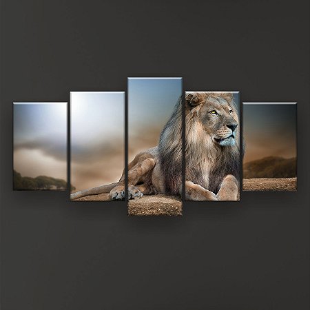 Featured image of post Quadro Decorativo Do Leao Quadro decorativo tecido canvas 1 tela animais leao leoes 4