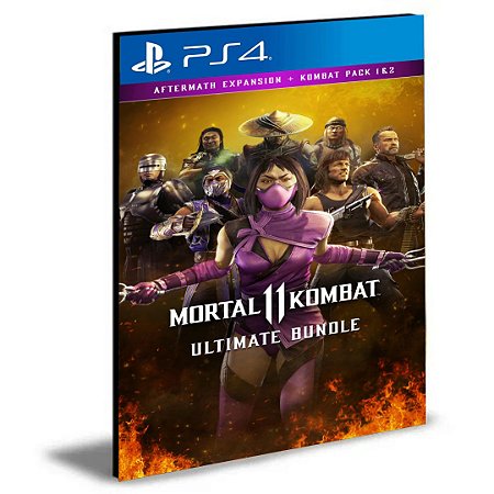 Pacote Dlcs Mortal Kombat 11 Ultimate Ps4 Psn Mídia Digital
