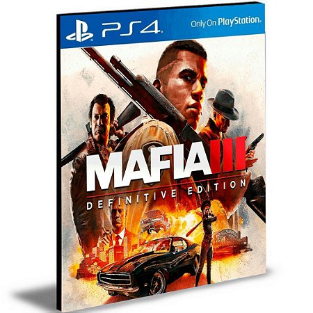 Mafia 3 III Definitive Edition PS4 e PS5 PSN MÍDIA DIGITAL