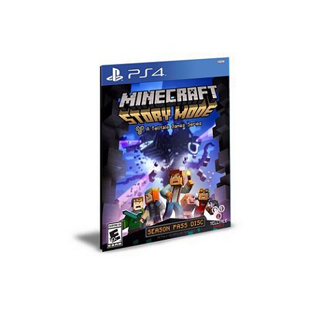 Minecraft Story Mode Season Pass PS4 PSN Mídia Digital