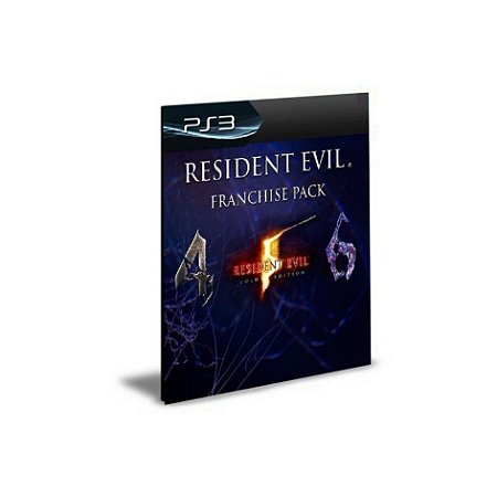 Resident 4,5,6 Ps3 Psn Mídia Digital