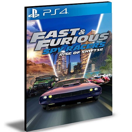 Velozes e furiosos Spy Racers Rise of SH1FT3R Ps4 e Ps5 Psn  Mídia Digital