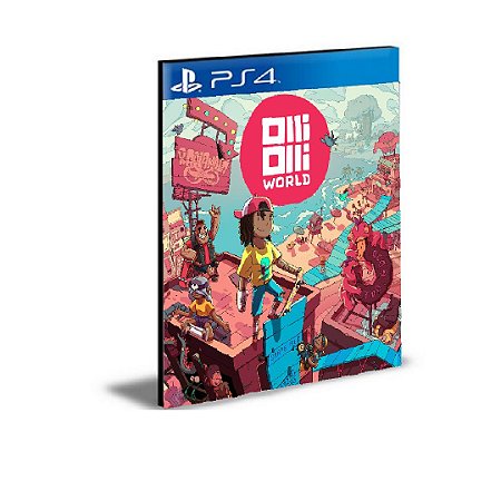 OlliOlli World Português PS4 PSN Mídia Digital