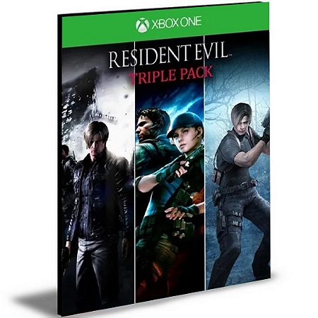 Pacote Triplo Resident Evil Xbox One e Xbox Series X|S Mídia Digital