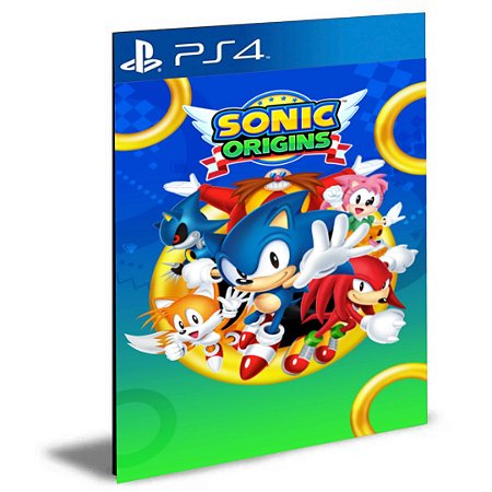 Sonic Origins PS4 PSN Mídia Digital