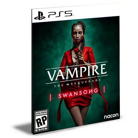 Vampire The Masquerade Swansong PS5 PSN Mídia Digital