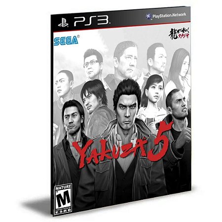 Yakuza 5 Ps3 PSN Mídia Digital