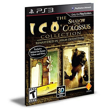 Ico + Shadow of The Colossus Ps3 Psn Mídia Digital